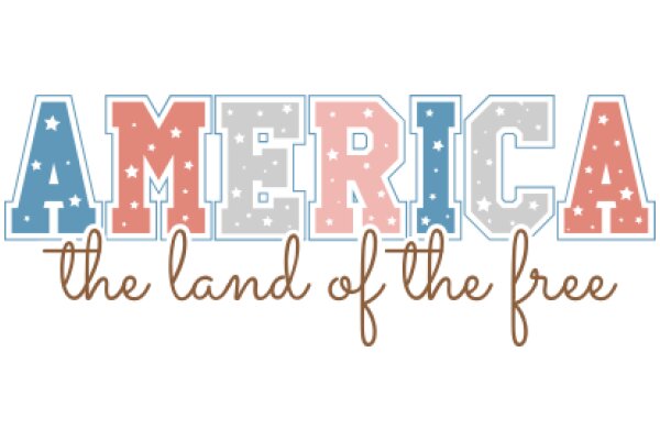 Celebrating the Land of the Free: A Graphic Design for American Pride