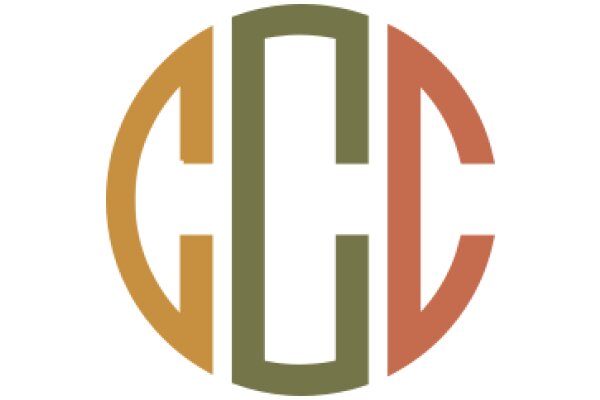 Stylized Logo with Curved Lines and Color Gradient