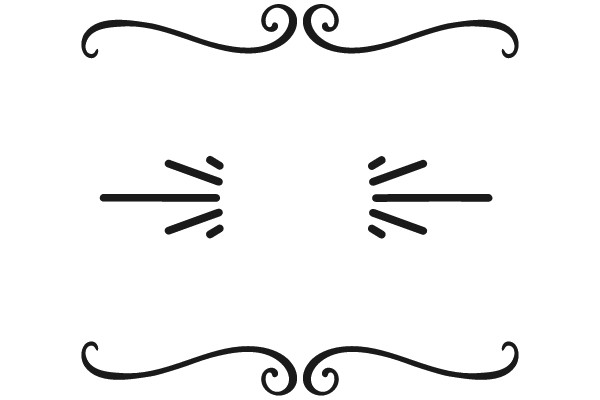 Symmetrical Facial Expression with Ornamental Borders