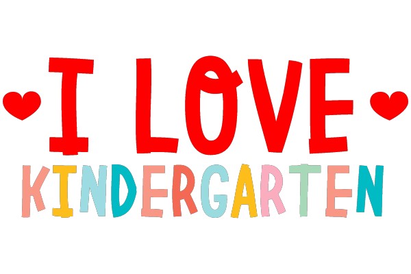 I LOVE KINDERGARTEN