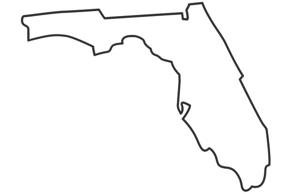 Florida Outline Sketch
