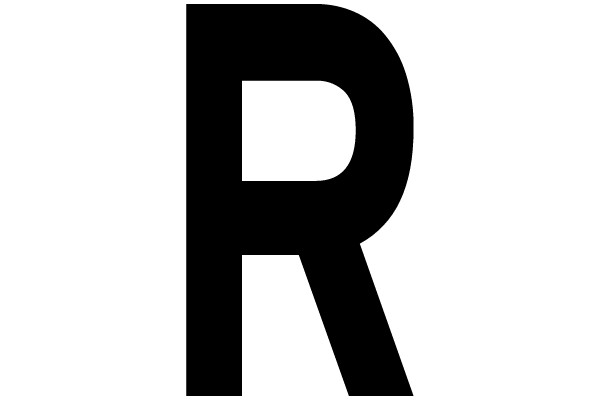 Bold Capital Letter R