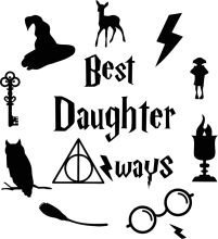 Best Daughter Always: A Collection of Symbols and Affirmations