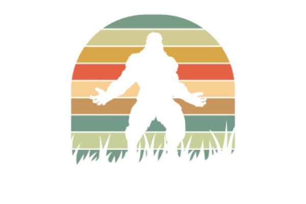 A Silhouette of a Figure Amidst a Colorful Background
