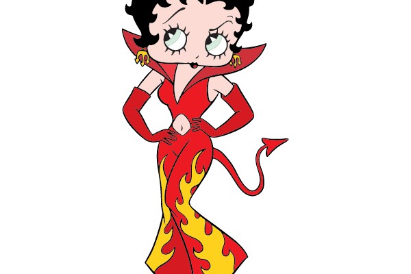 Betty Boop in Fiery Fashion