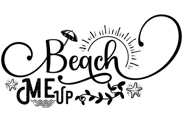 Beach Vibes: A Graphic Design Illustration