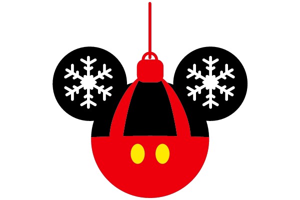 Snowflake-Embellished Christmas Ornament