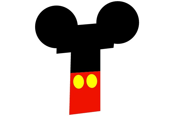 Simplistic Icon of Mickey Mouse's Ears