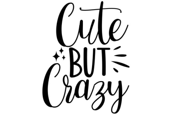 Cute and Crazy: A Playful Affirmation