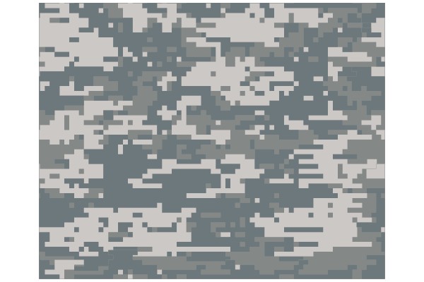 Pixelated Camouflage Pattern