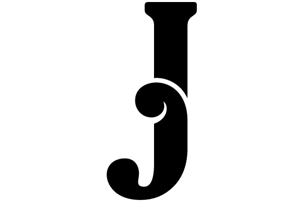 Swirly Letter J