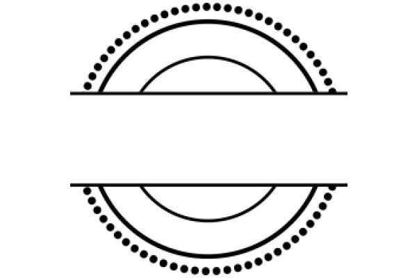 Stylized Logo with Circles and Curves