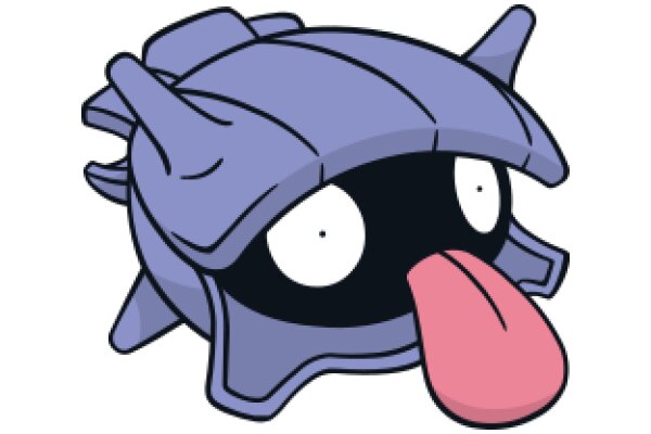 Pokémon-Inspired Art: A Purple, Pixelated Pokémon Character