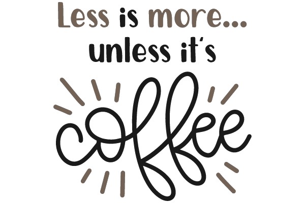 Coffee: The Exception to the Rule