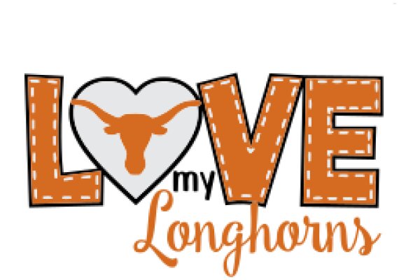 Love for Longhorns: A Graphic Design Showcasing the Iconic Symbol of Texas