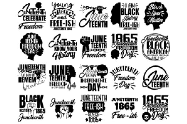 Celebrating Freedom: A Collection of Juneteenth and Independence Day Themed Stickers