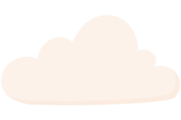 A Soft, Pink Cloud: A Visual Metaphor for a Fluffy Thought or Idea