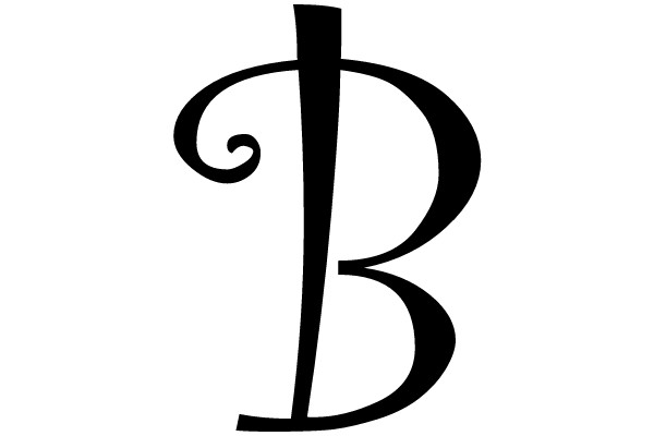 An Elegant Monogram of 'B'