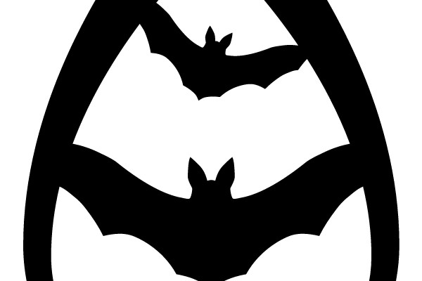 Three Bats Silhouette