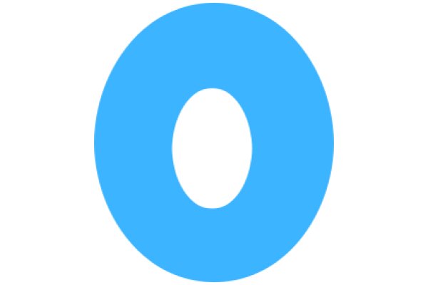A Solid Blue Oval: A Symbol of Simplicity and Elegance