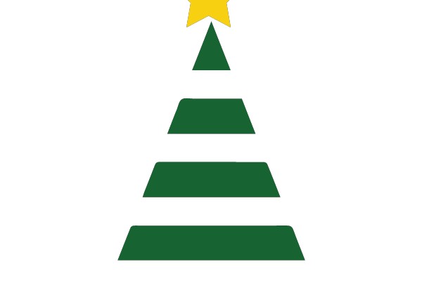 An Abstract Representation of a Christmas Tree