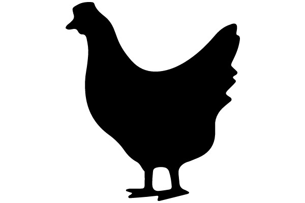 Silhouette of a Chicken