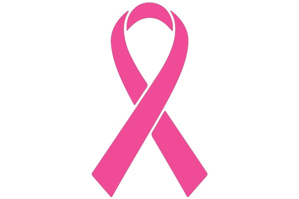 Pink Ribbon Symbolizing Breast Cancer Awareness