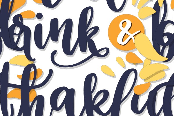 Harvest Thanksgiving Calligraphy