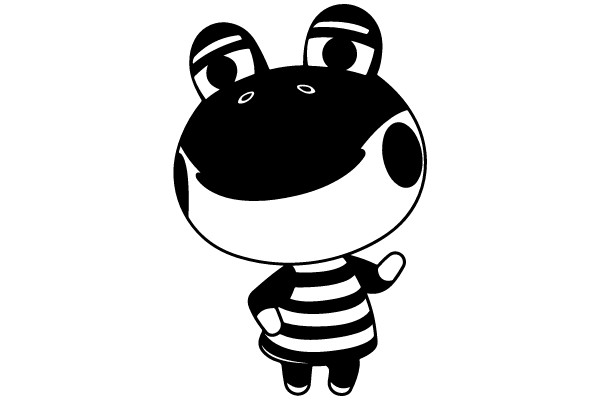 Cartoon Cow Character