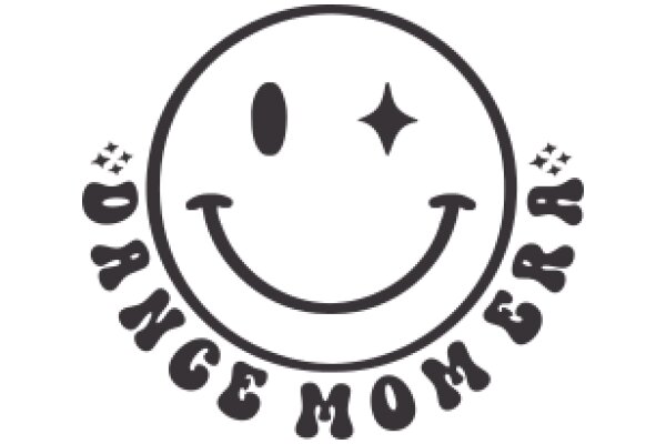 Emotional AI Logo: A Smiling Face with a Star and the Word 'DANCE' Written Around It