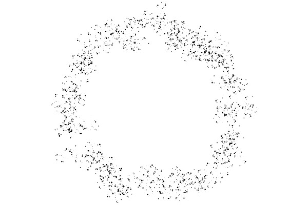 Abstract Circle of Dots