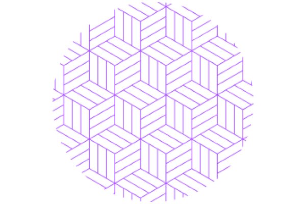 Vibrant Purple Geometric Pattern