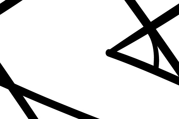 Diagonal Line Segment in a Triangle