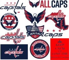 A Collection of Washington Capitals Logos and Messages