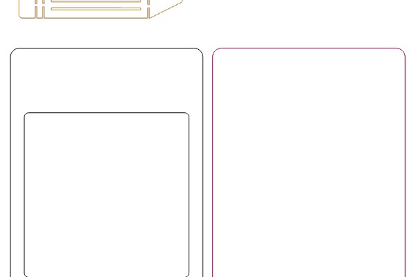 Digital Artwork: A Pencil and a Square