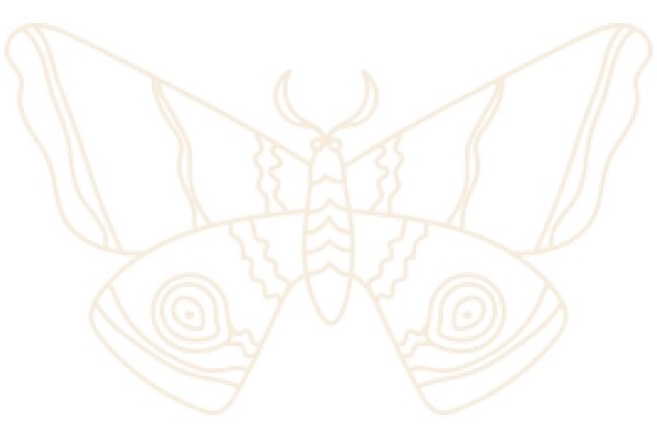 Stylized Butterfly Design with a Minimalist Aesthetic