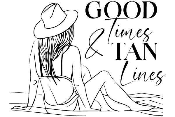 Good Times & Tan Lines: A Graphic Illustration of a Woman's Summer Vacation