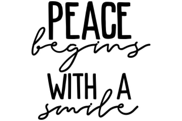 Peaceful Beginnings: A Smile-Inducing Quote
