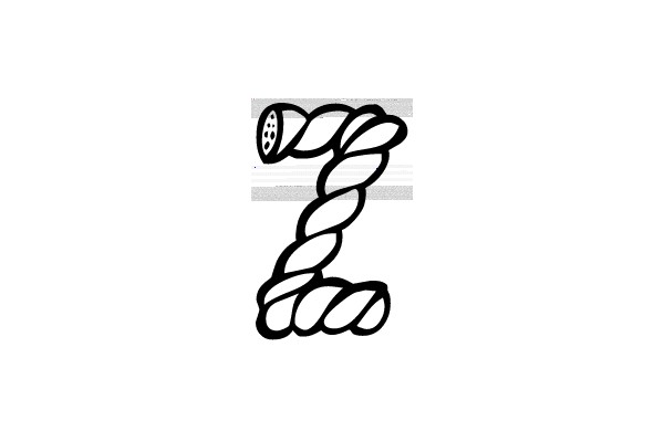 Twisted Rope or Spiral Design