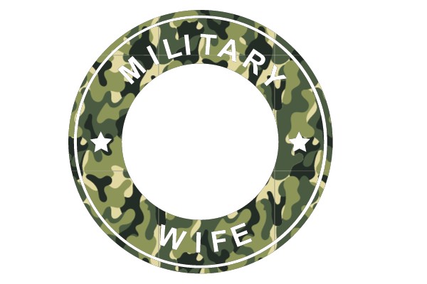 Military Wife Camouflage Ring