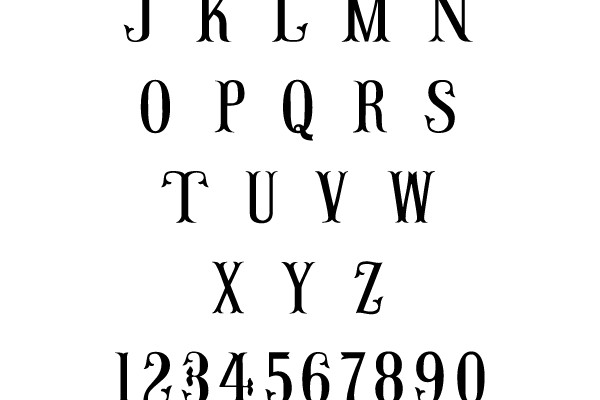 Alphabet and Number Chart