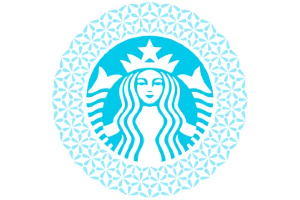 Starbucks Logo with Geometric Design