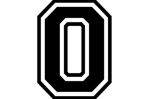 Double Octagonal Outline with Central Rectangle