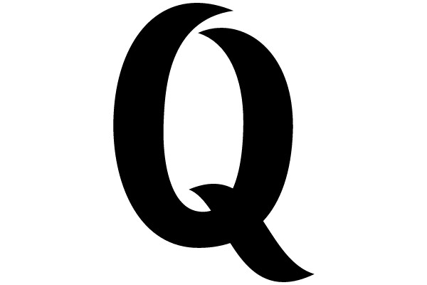 Bold Serif Font Q
