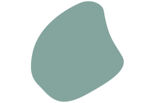 A Simple, Solid Shape: A Gray Oval