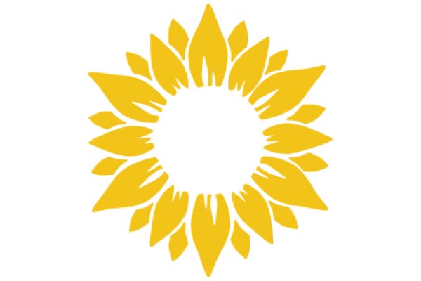 Vibrant Yellow Sunburst Logo