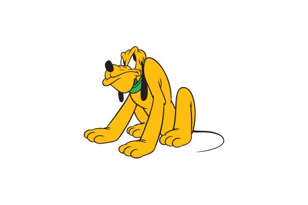 Pluto the Relaxed Pup