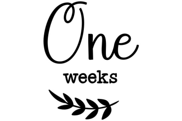 One Weeks