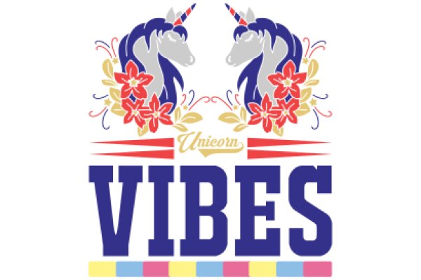 Vibes: A Unicorn-Themed Logo for a Brand or Event
