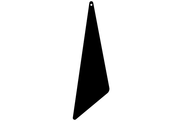 Simplified Black Triangle with Hole